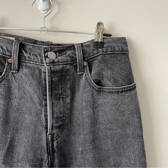 Levi’s Wedgie Straight Leg Black Wash Jeans 29 - Picture 4 of 8
